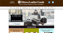Desktop Screenshot of ottawaleathergoods.com